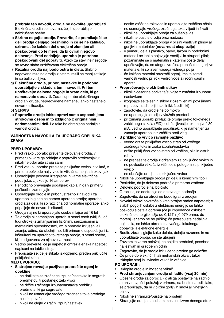 Skil 8003 CA User Manual | Page 111 / 148