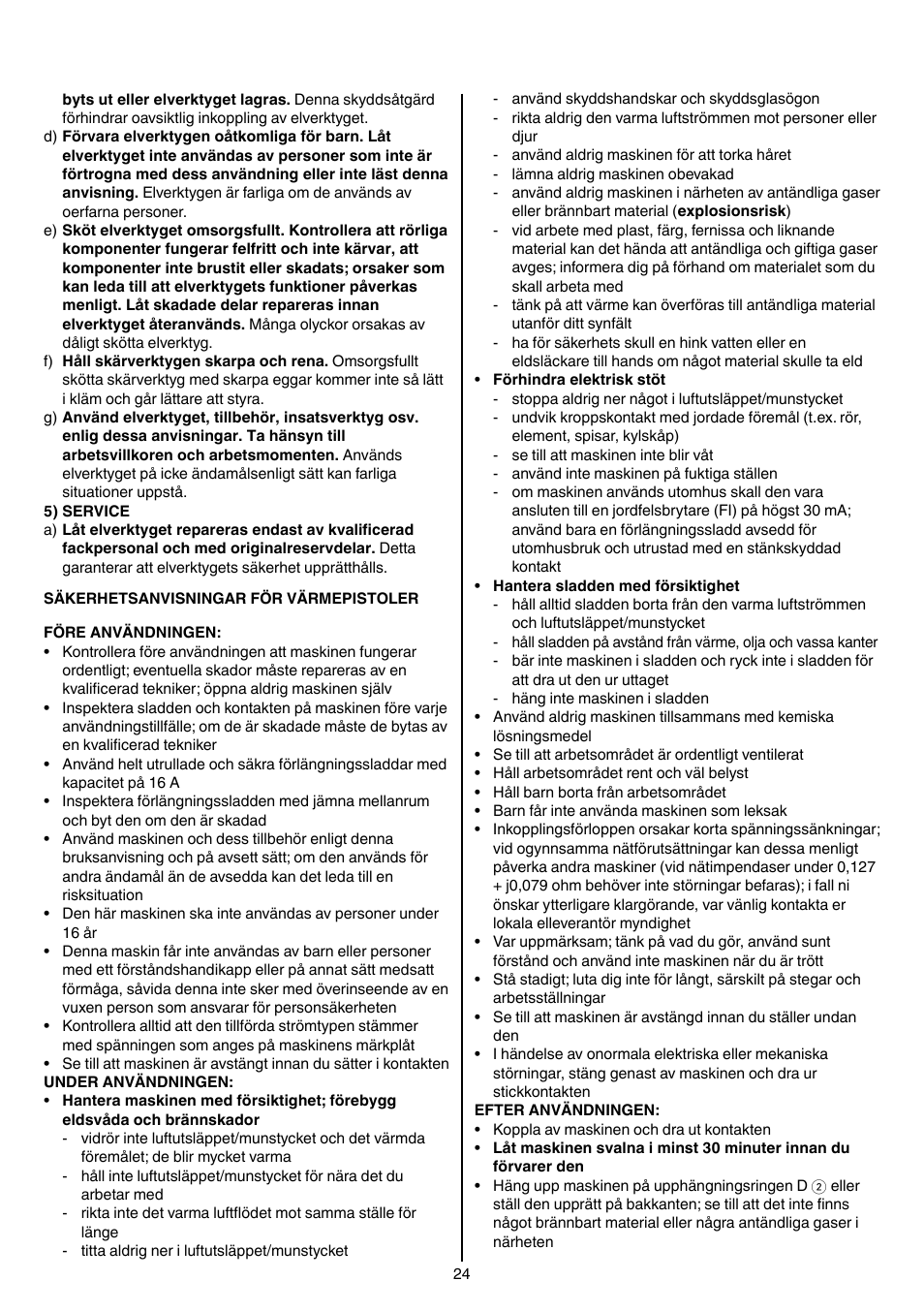 Skil 8003 CA User Manual | Page 24 / 148