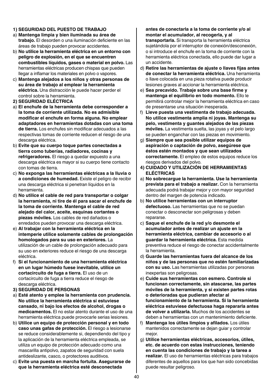Skil 8003 CA User Manual | Page 40 / 148