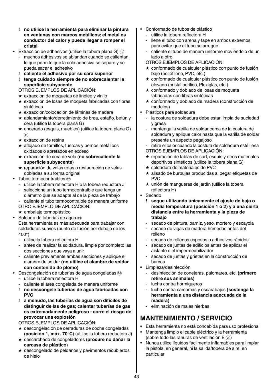 Mantenimiento / servicio | Skil 8003 CA User Manual | Page 43 / 148