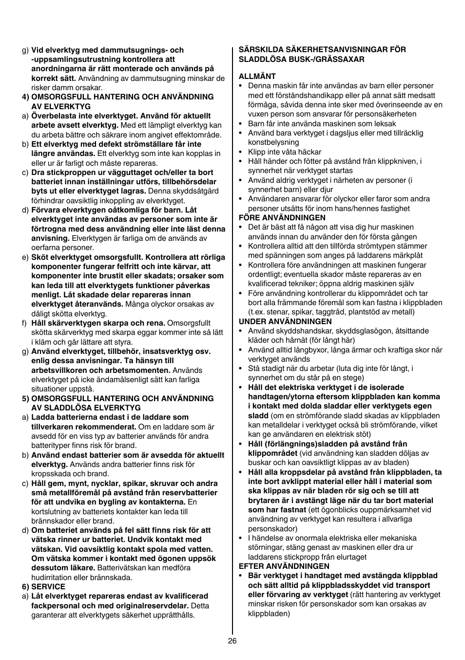 Skil 0755 RA User Manual | Page 26 / 148