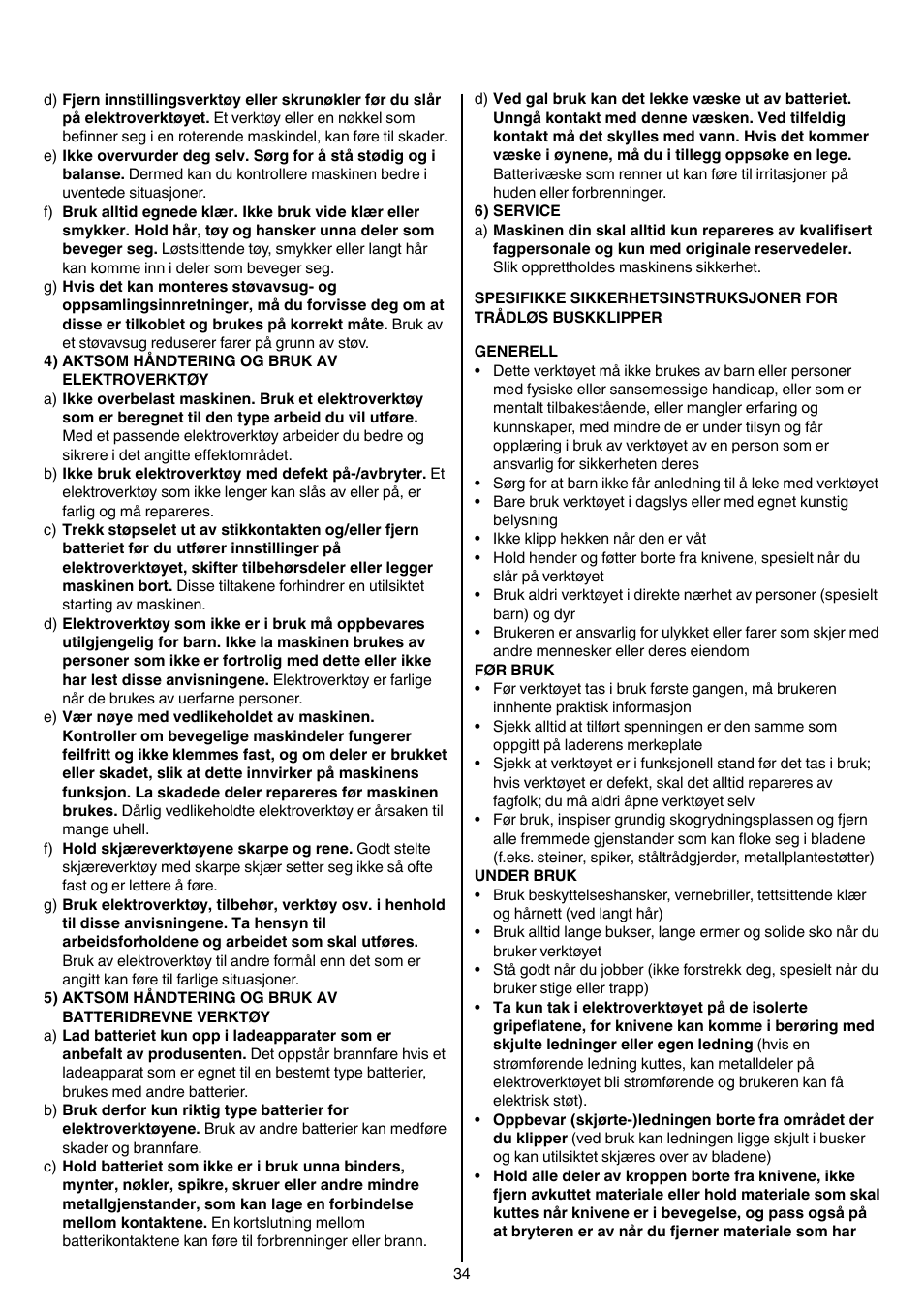 Skil 0755 RA User Manual | Page 34 / 148