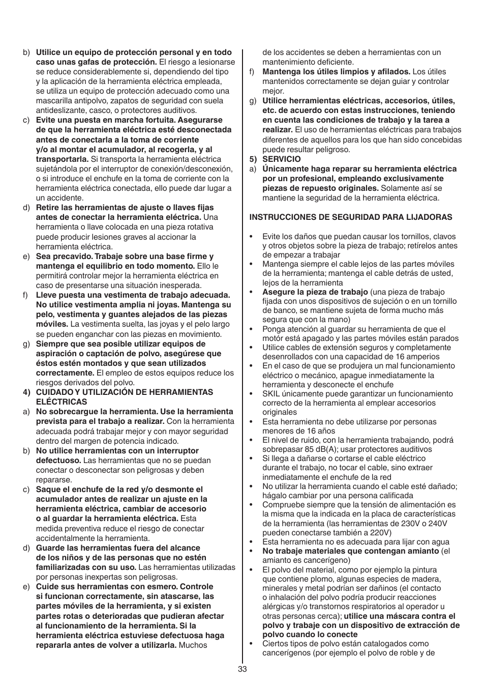 Skil 7220 (F0157220..) User Manual | Page 33 / 116