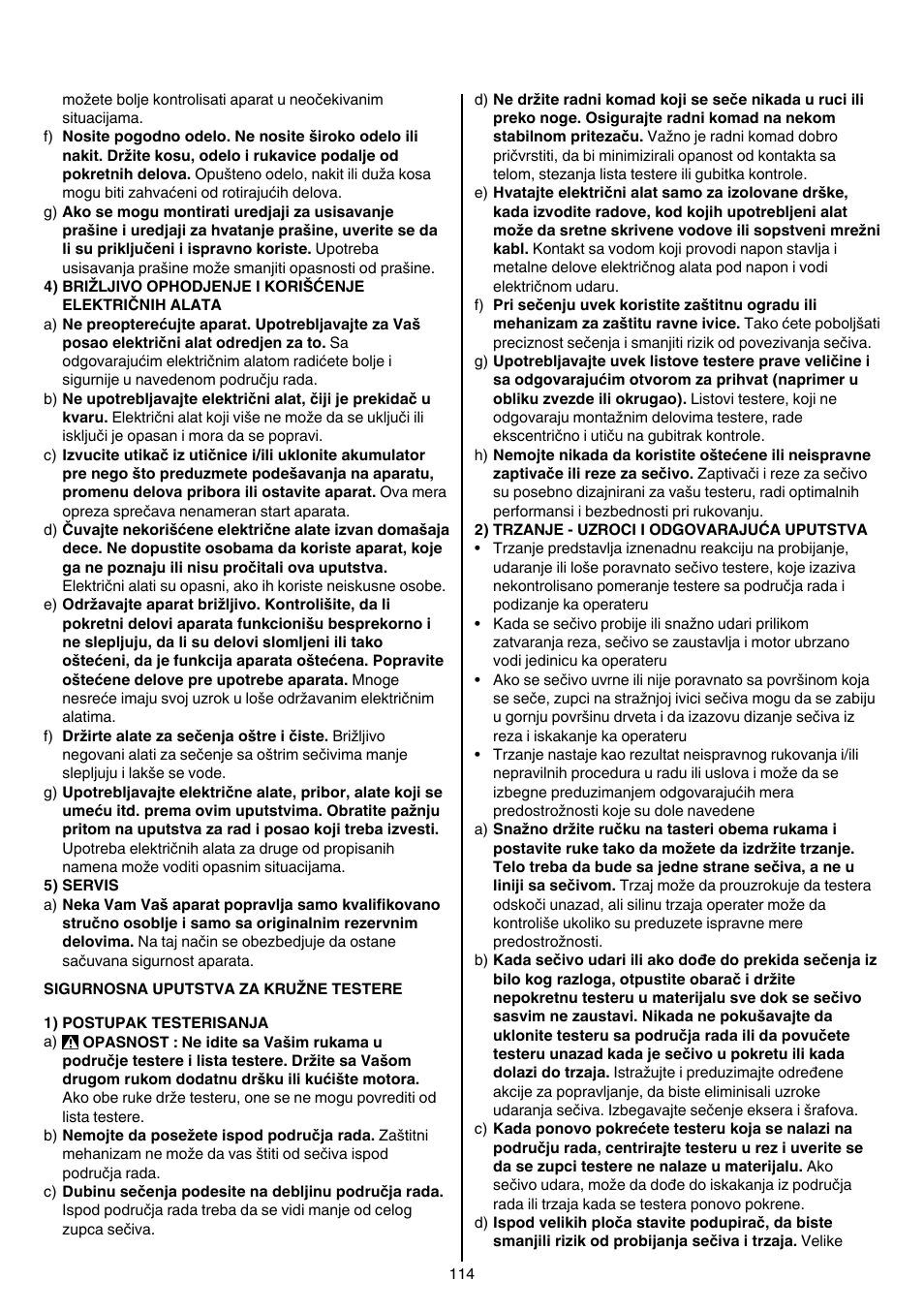 Skil 5265 AA User Manual | Page 114 / 160