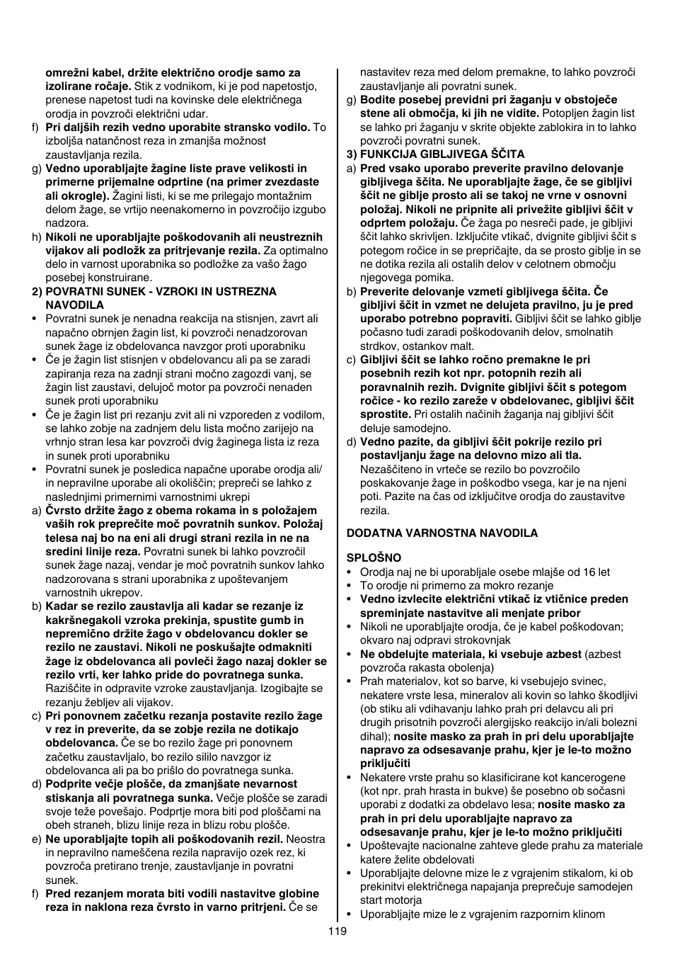 Skil 5265 AA User Manual | Page 119 / 160