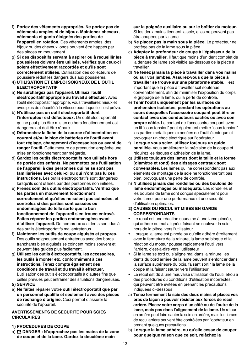 Skil 5265 AA User Manual | Page 13 / 160