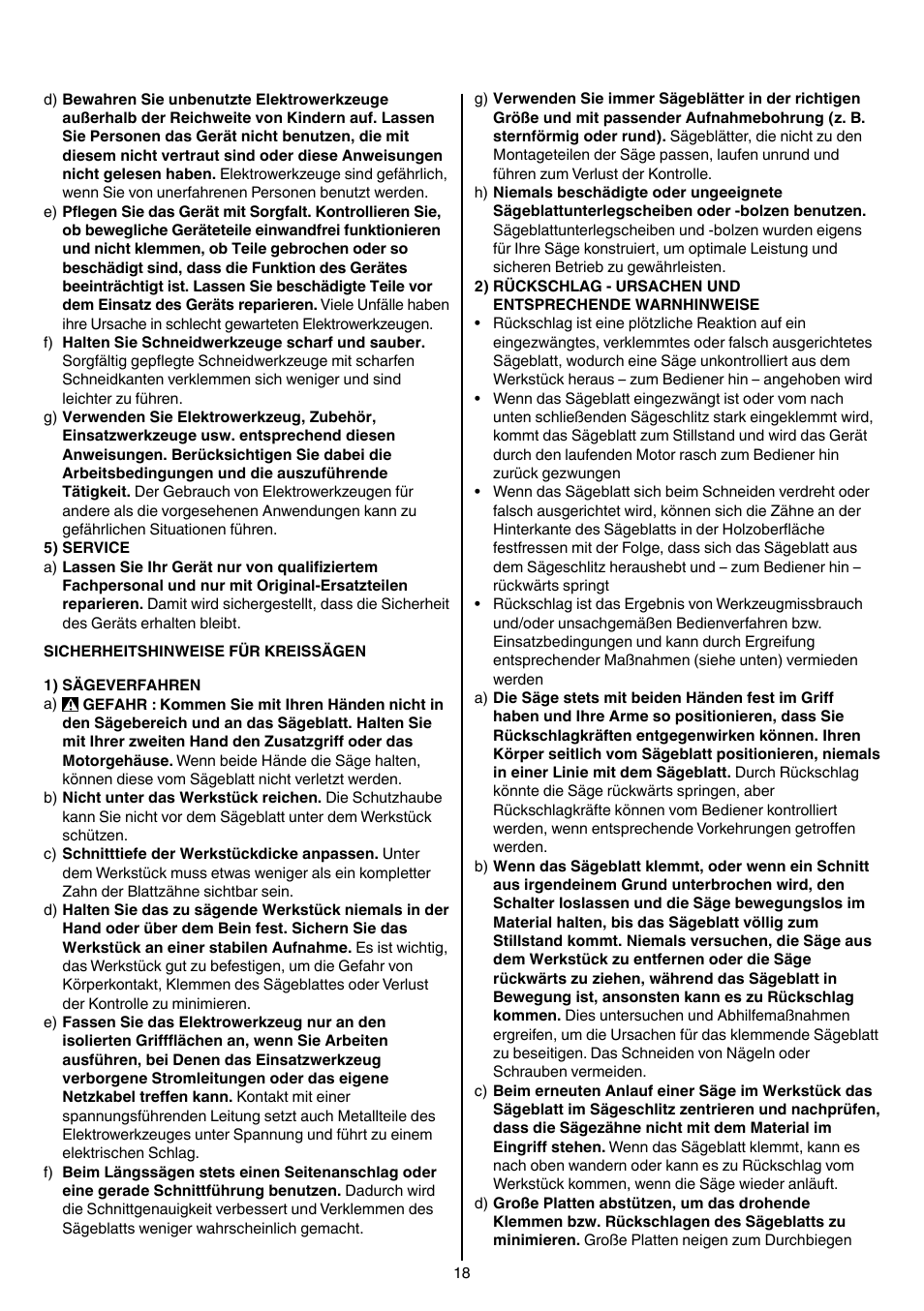 Skil 5265 AA User Manual | Page 18 / 160