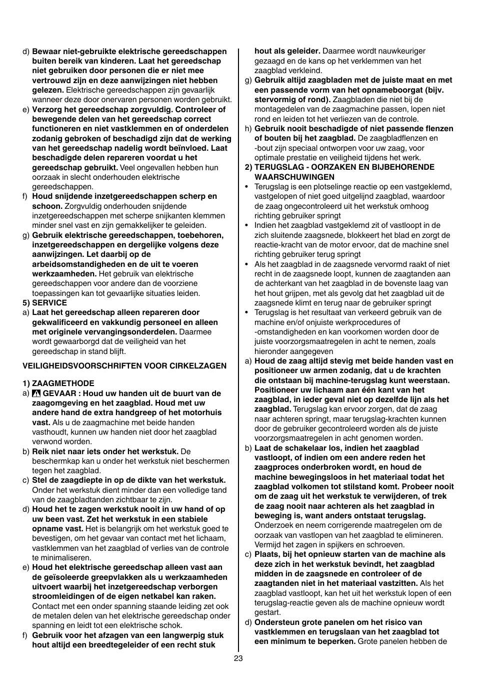 Skil 5265 AA User Manual | Page 23 / 160