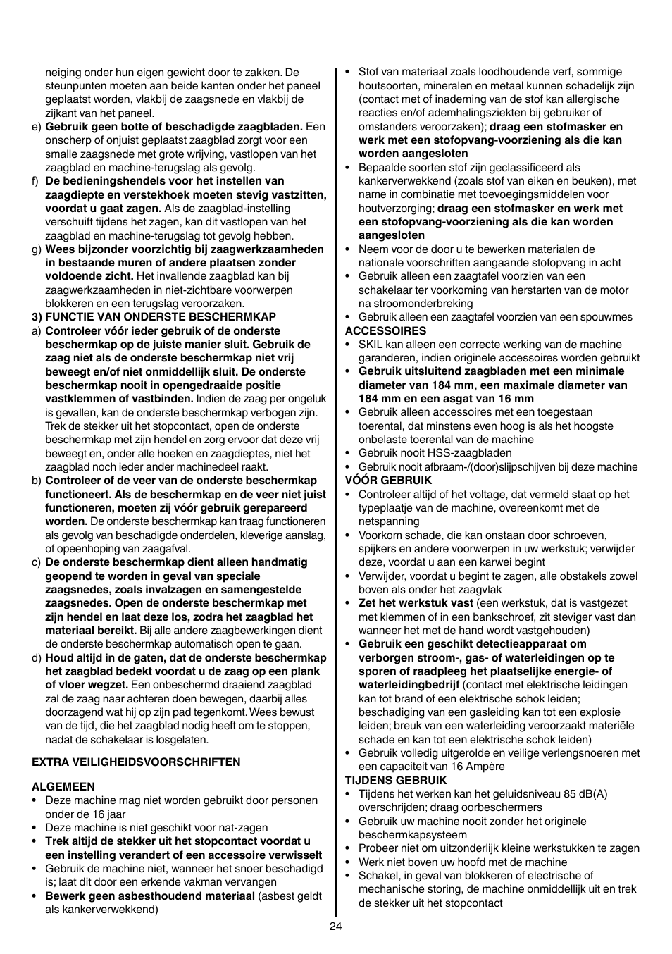 Skil 5265 AA User Manual | Page 24 / 160
