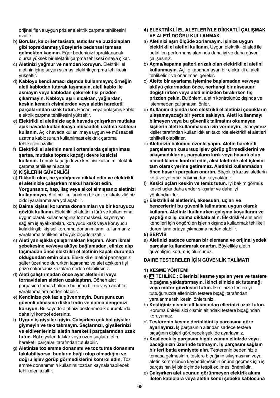 Skil 5265 AA User Manual | Page 68 / 160