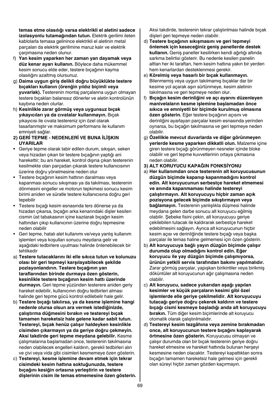 Skil 5265 AA User Manual | Page 69 / 160