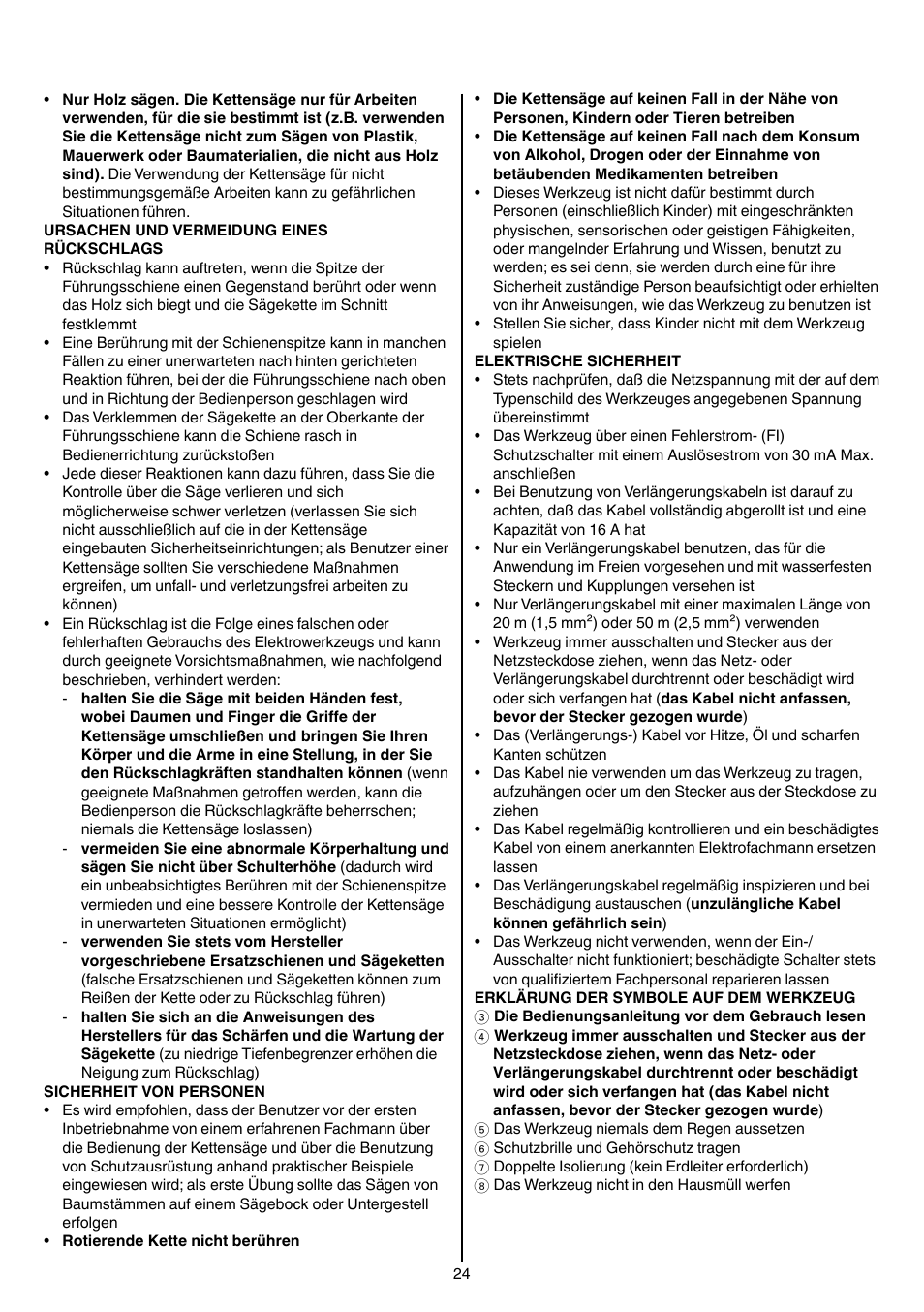 Skil 0780 RT User Manual | Page 24 / 220