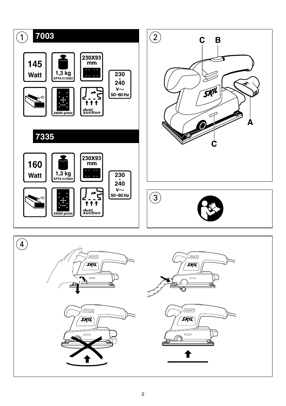 Skil 7003 AA User Manual | Page 2 / 96