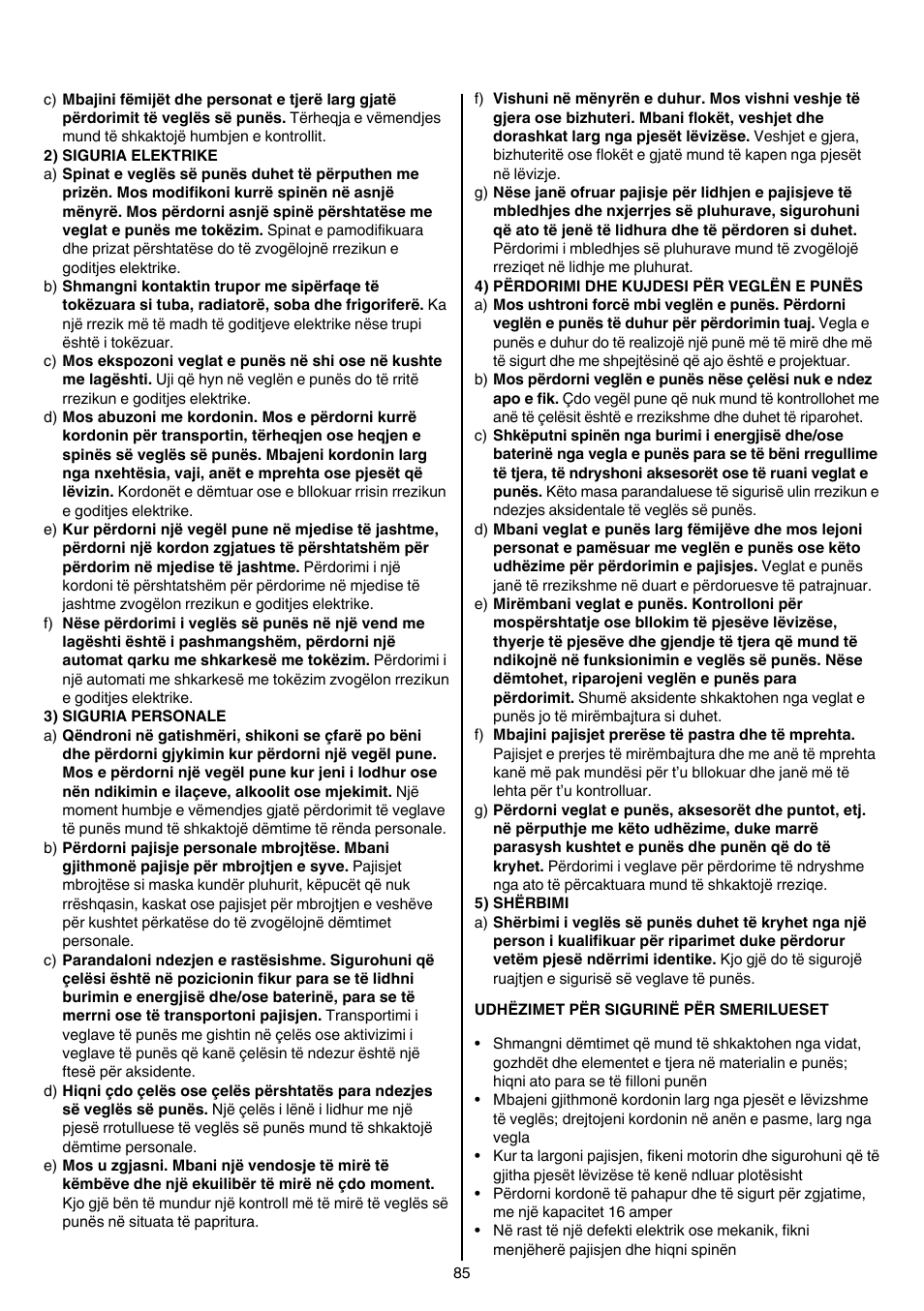 Skil 7003 AA User Manual | Page 85 / 96