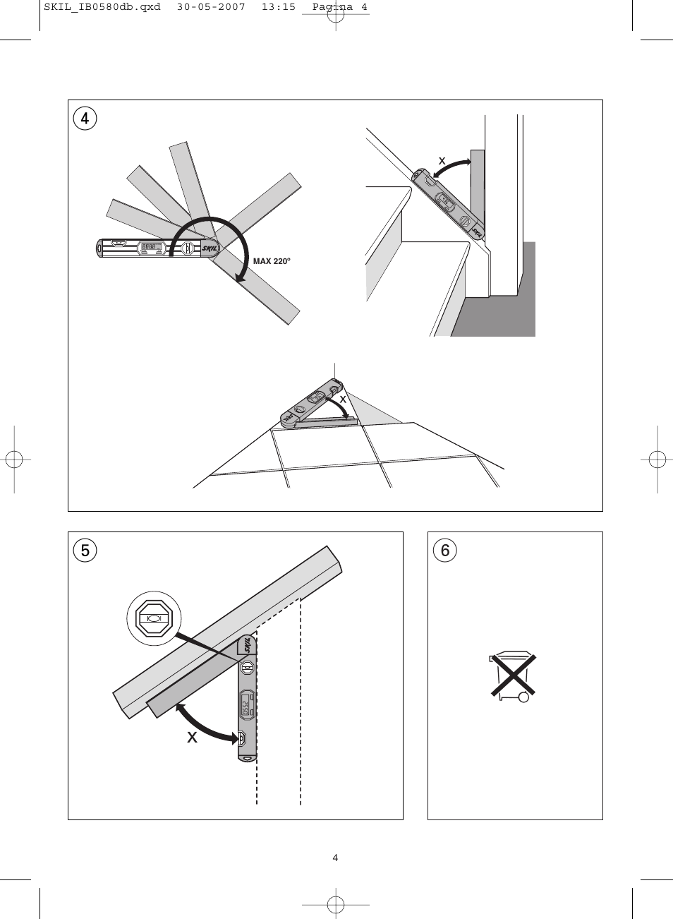 Skil 0580 AA User Manual | Page 4 / 40