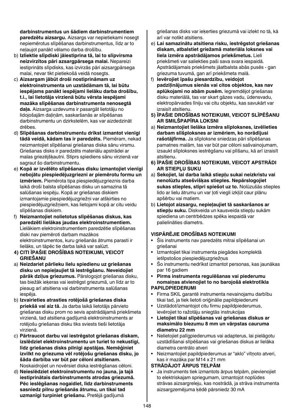 Skil 9030 AA User Manual | Page 148 / 180