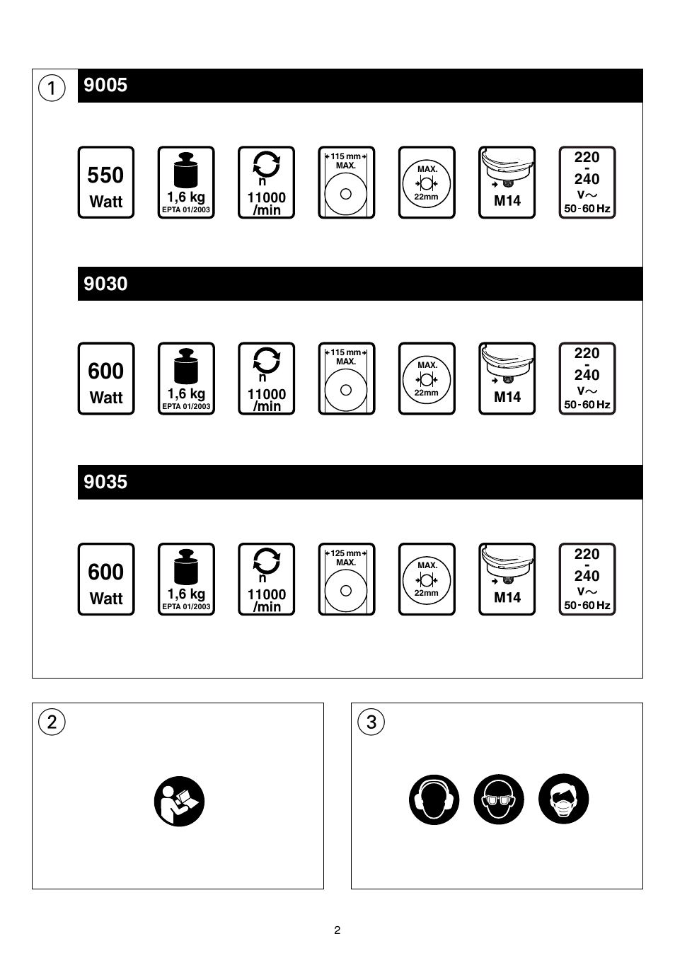 Skil 9030 AA User Manual | Page 2 / 180
