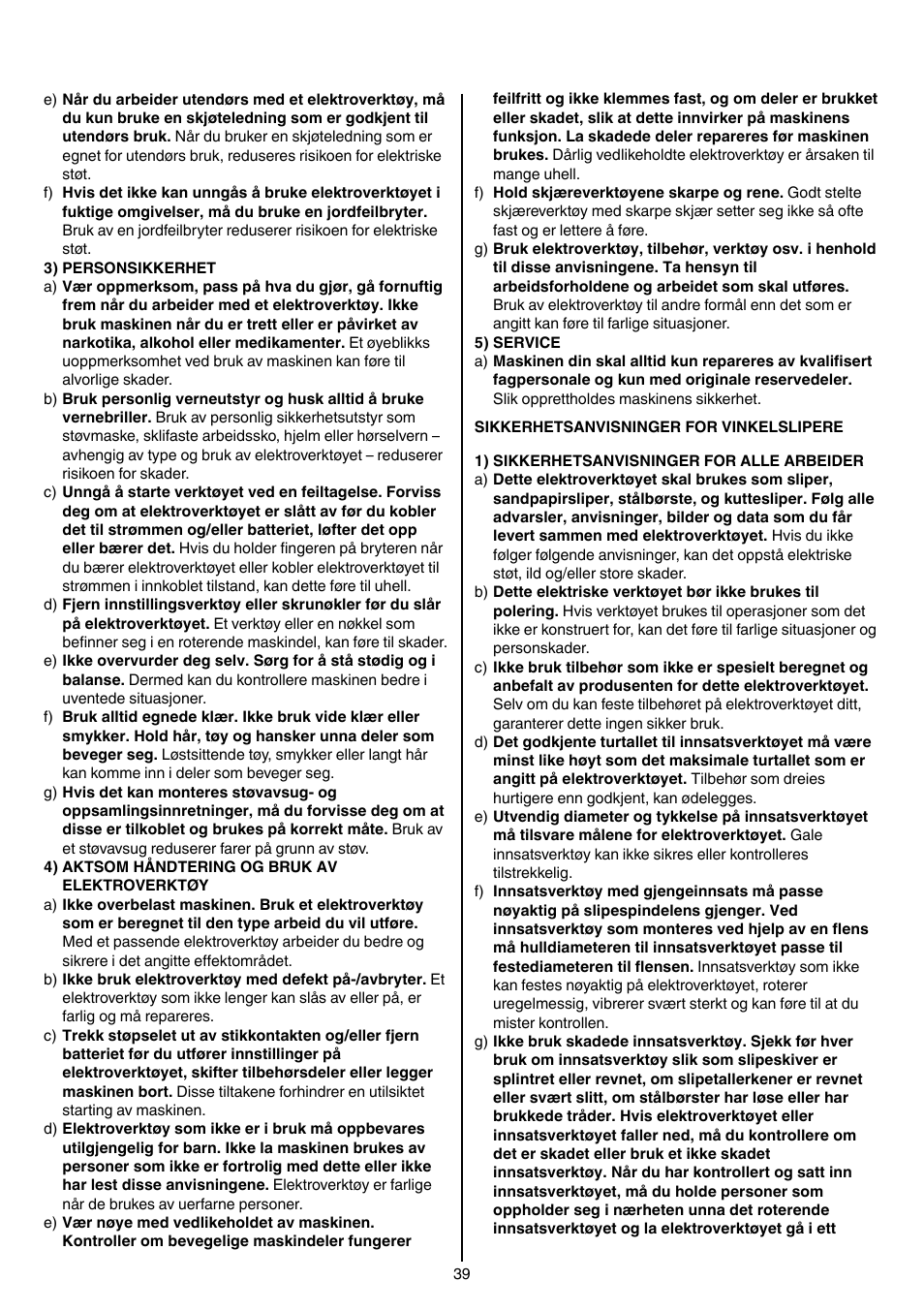 Skil 9030 AA User Manual | Page 39 / 180
