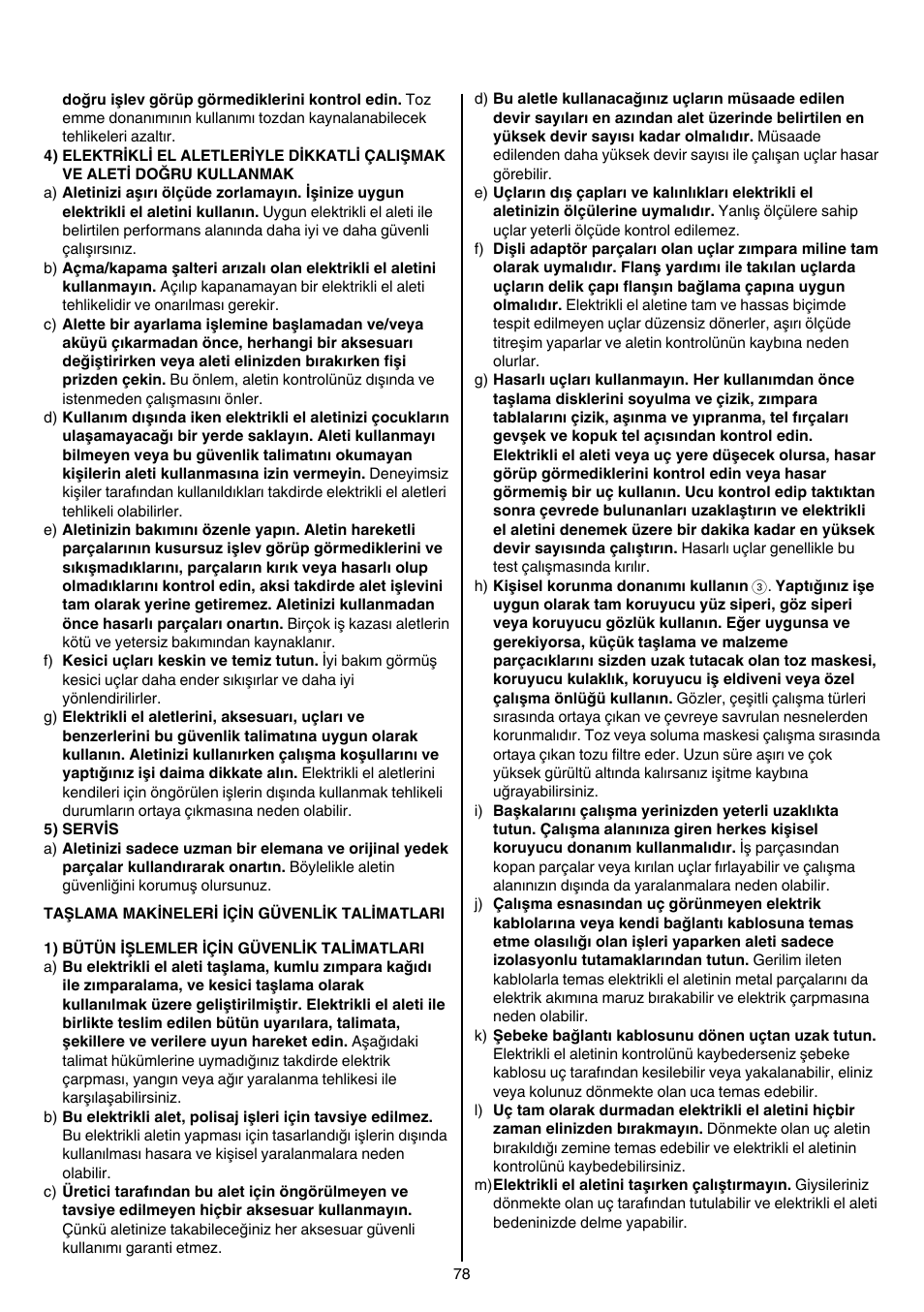 Skil 9030 AA User Manual | Page 78 / 180