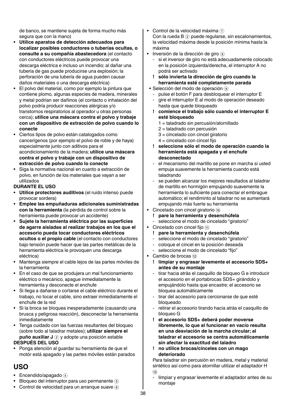 Skil 1764 AK User Manual | Page 38 / 128