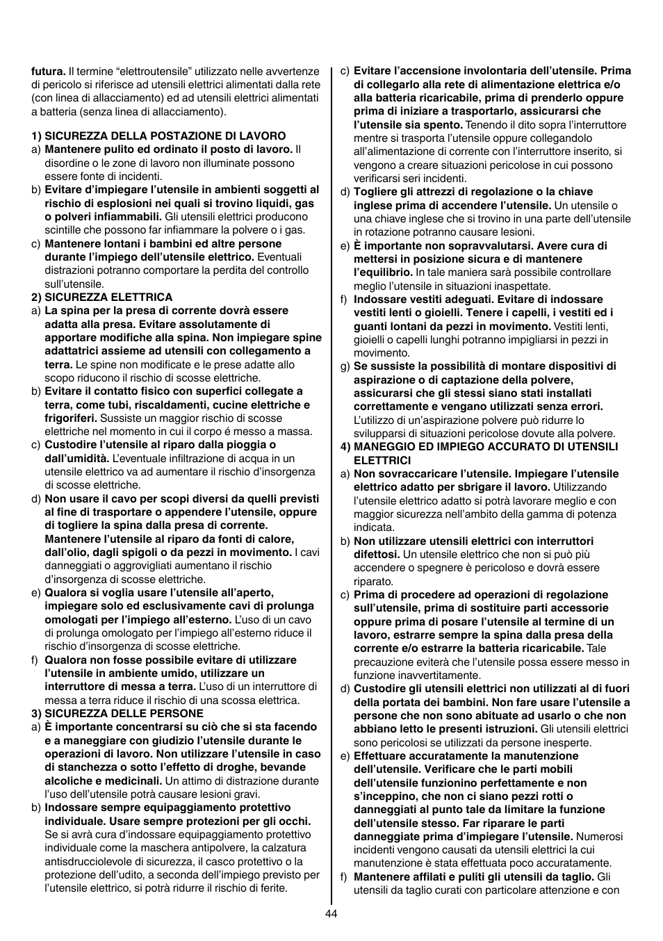 Skil 1764 AK User Manual | Page 44 / 128