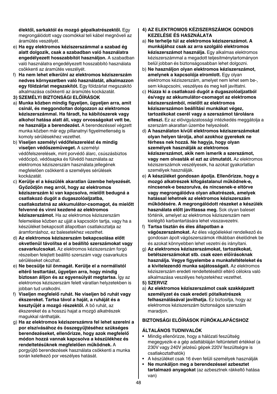Skil 1764 AK User Manual | Page 48 / 128