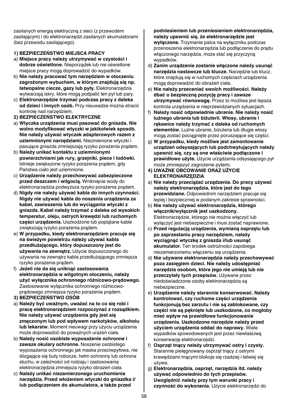 Skil 1764 AK User Manual | Page 58 / 128