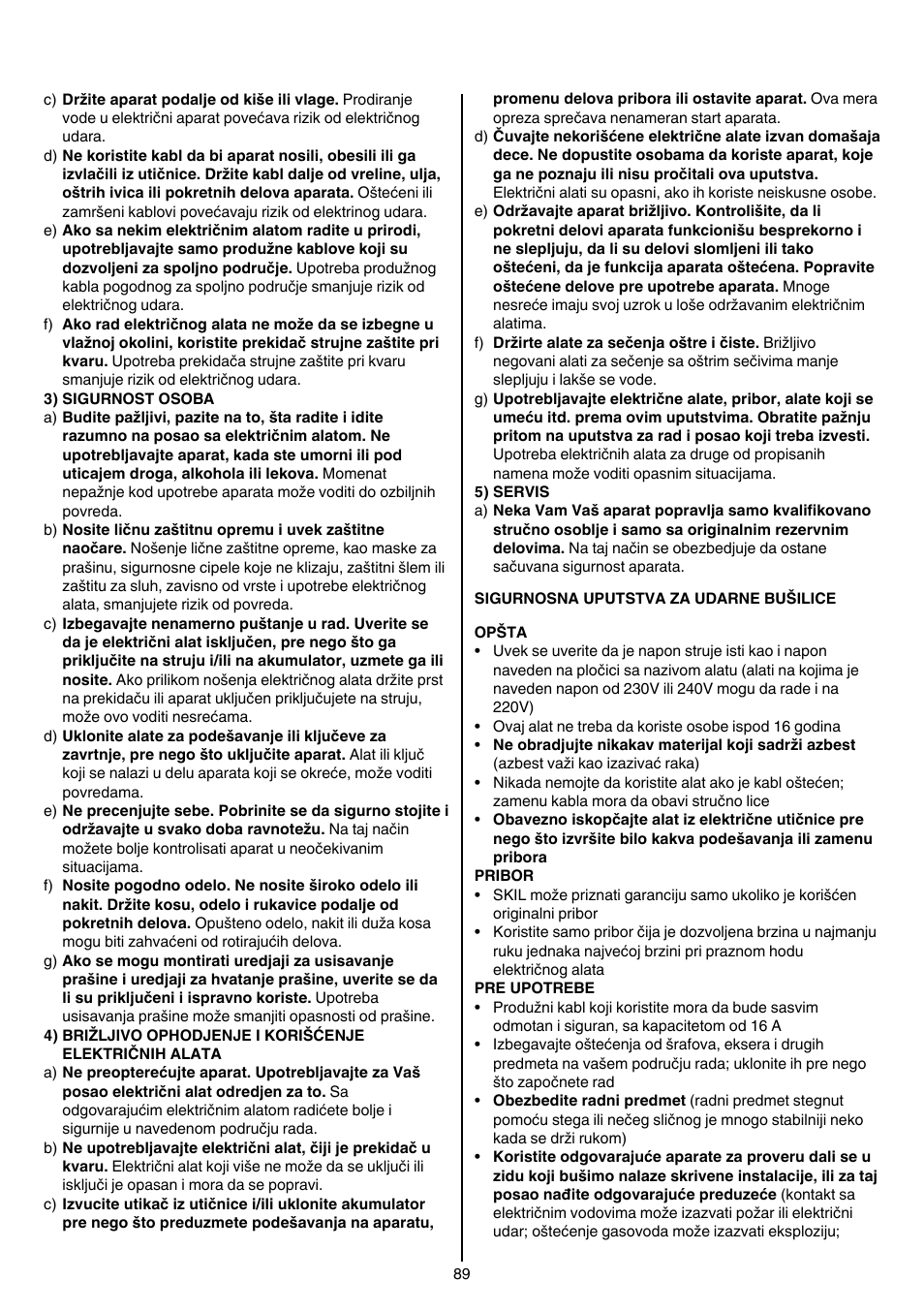 Skil 1764 AK User Manual | Page 89 / 128