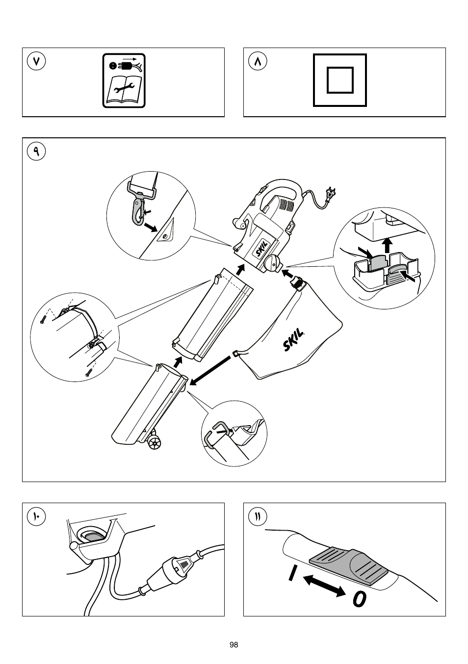Skil 0790 RA User Manual | Page 98 / 100