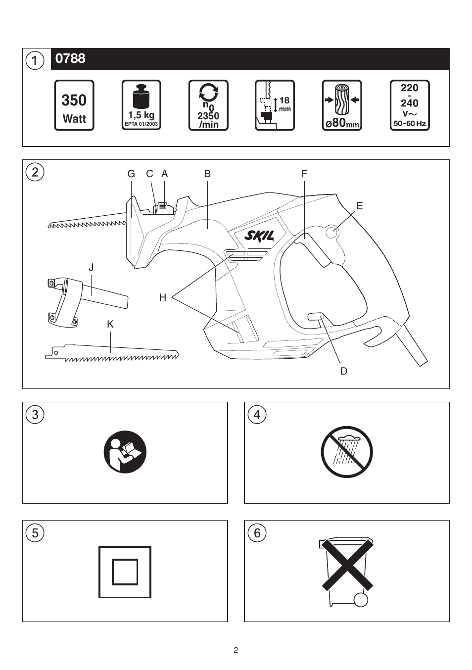 Skil 0788 AA (Lynx) User Manual | Page 2 / 120