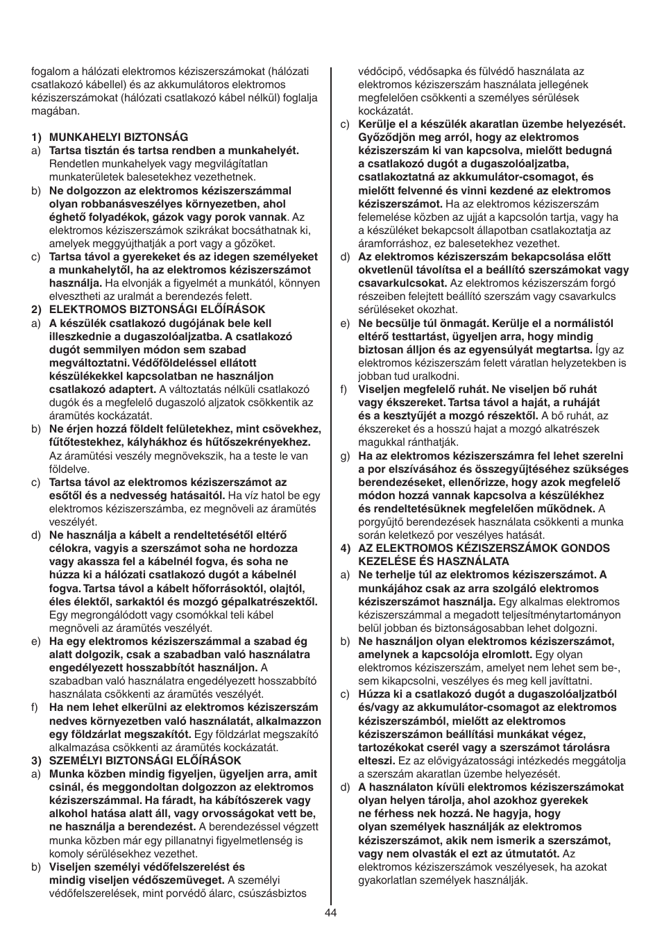Skil 0788 AA (Lynx) User Manual | Page 44 / 120