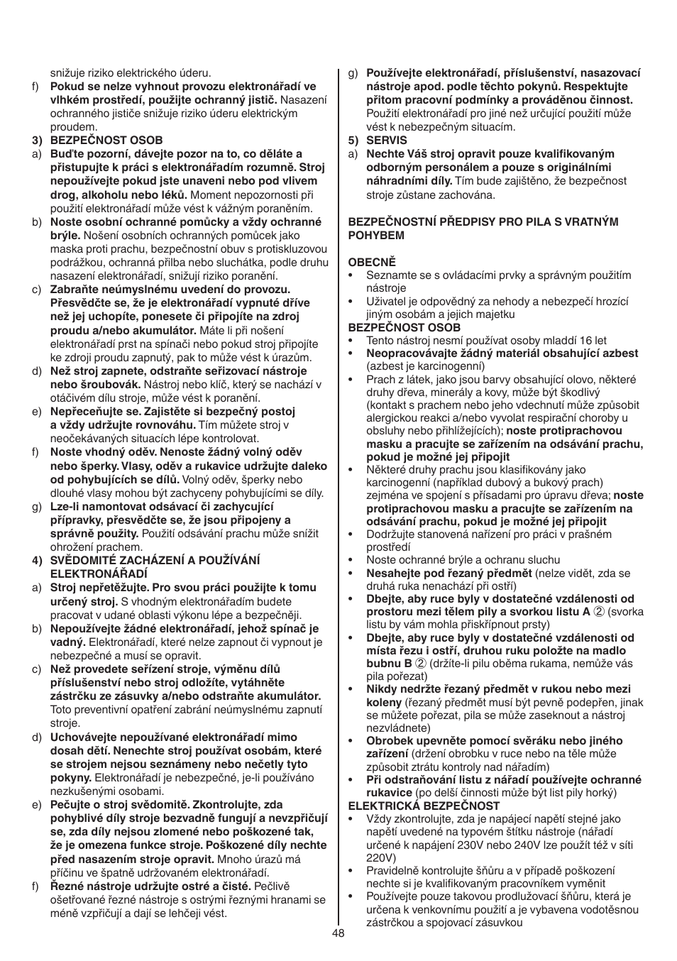 Skil 0788 AA (Lynx) User Manual | Page 48 / 120