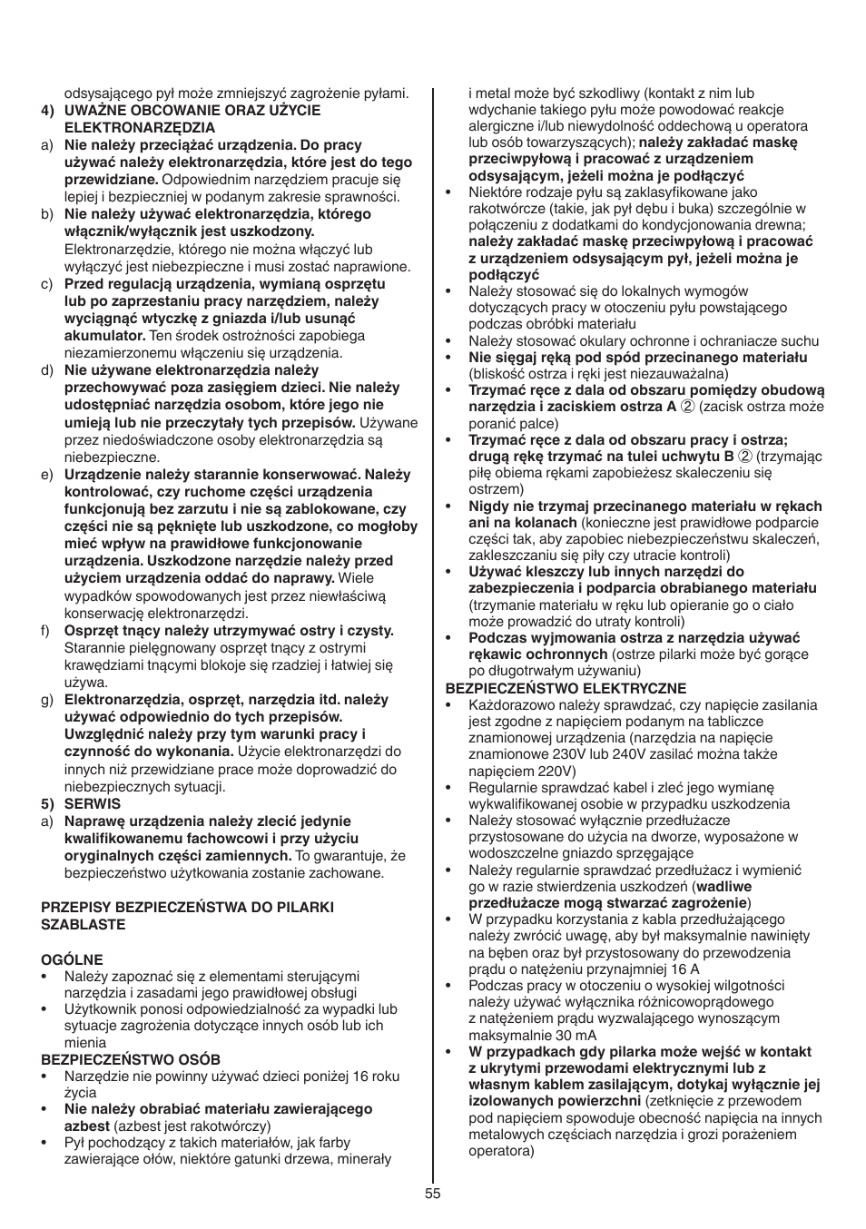 Skil 0788 AA (Lynx) User Manual | Page 55 / 120