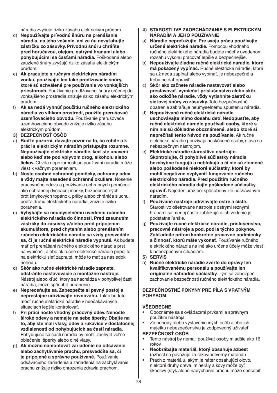 Skil 0788 AA (Lynx) User Manual | Page 78 / 120