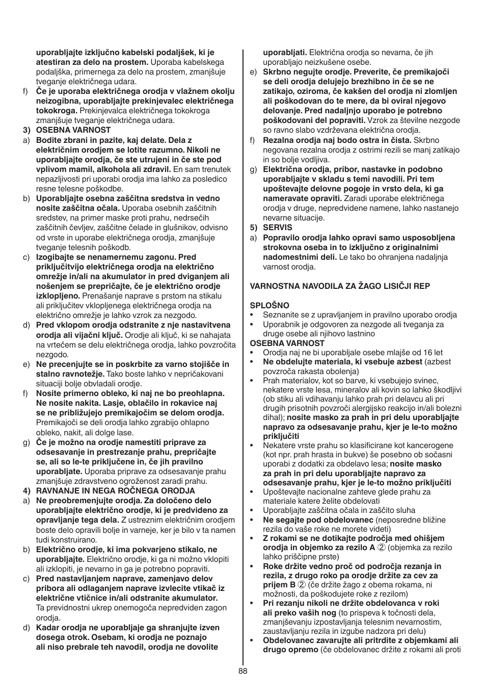 Skil 0788 AA (Lynx) User Manual | Page 88 / 120