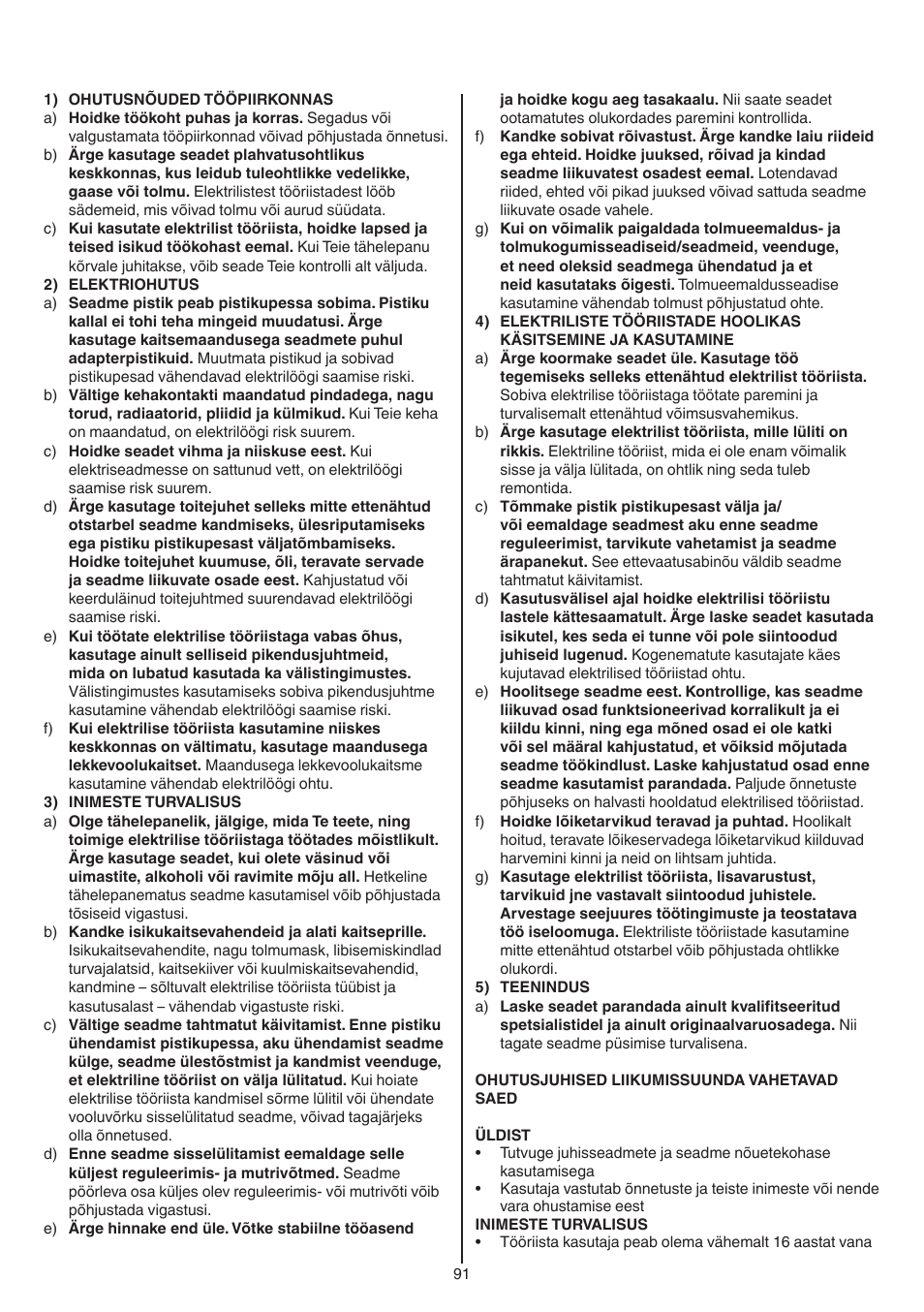Skil 0788 AA (Lynx) User Manual | Page 91 / 120
