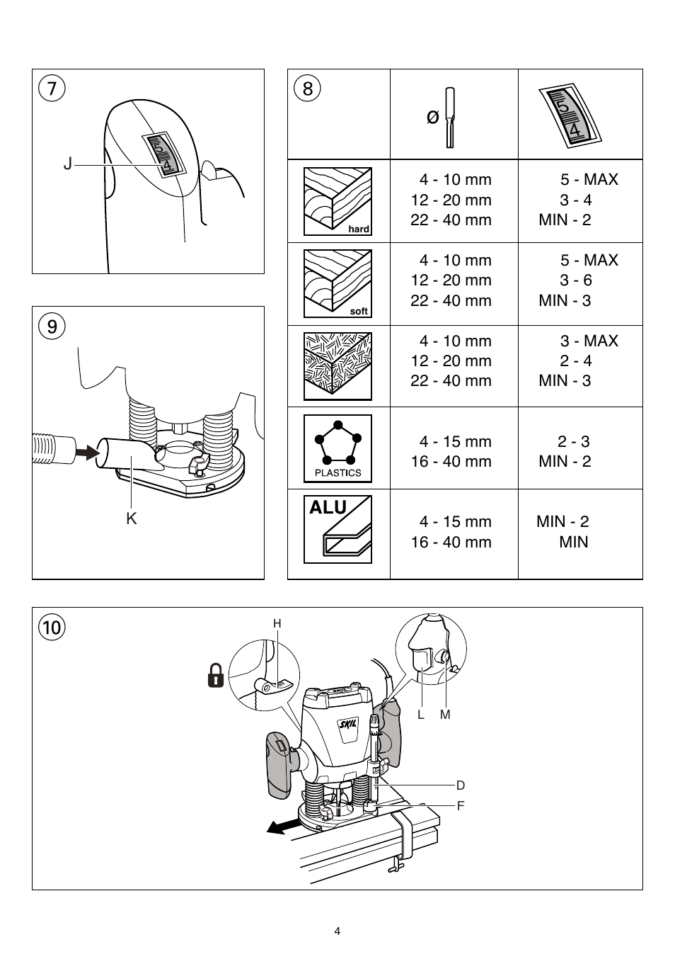 Skil 1840 AD User Manual | Page 4 / 140