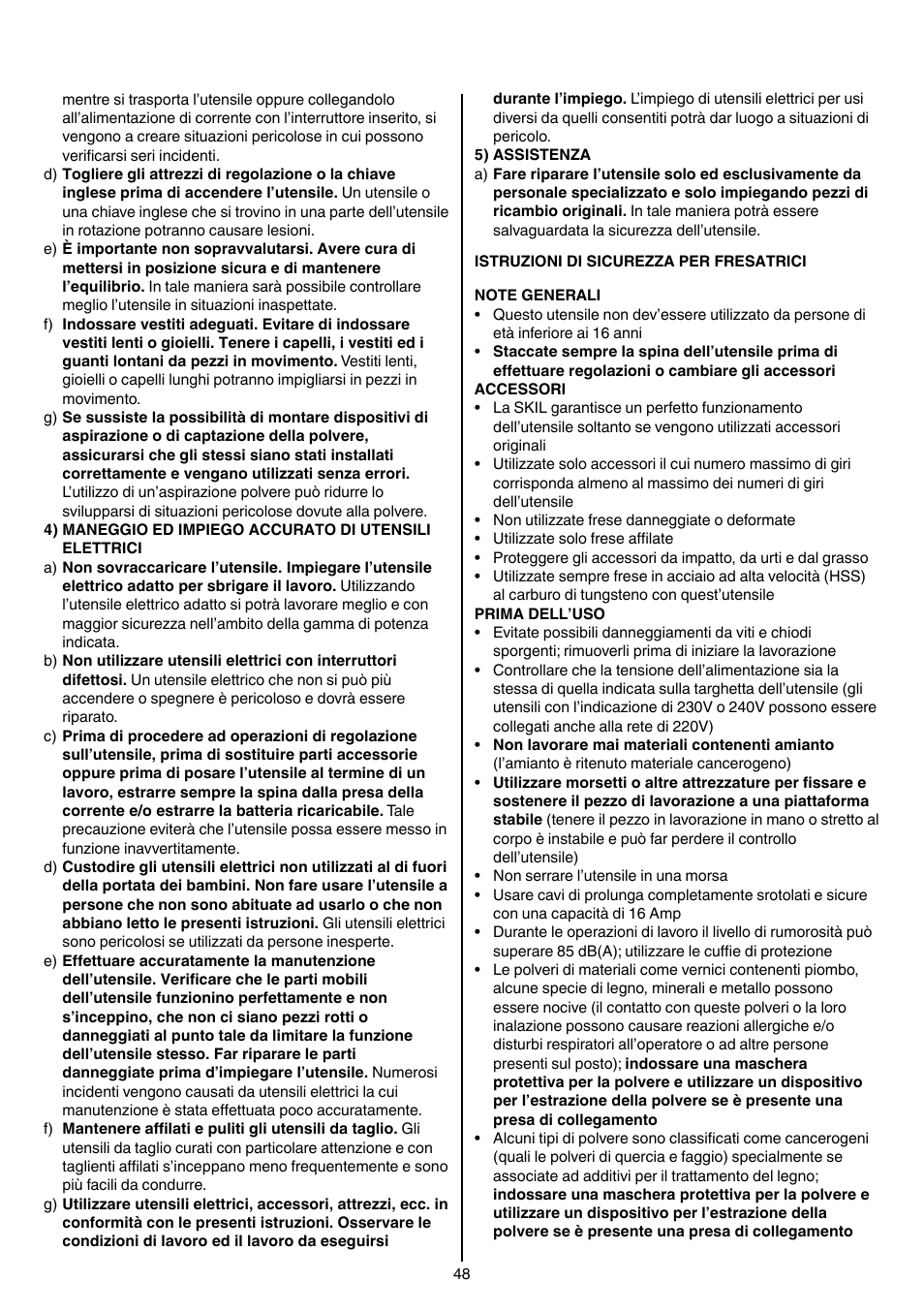 Skil 1840 AD User Manual | Page 48 / 140