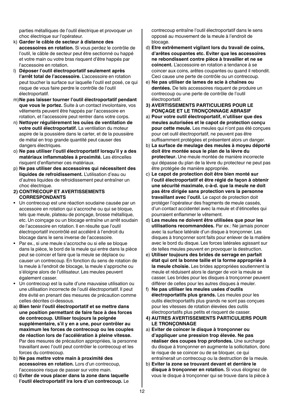 Skil 9780 AA User Manual | Page 12 / 176