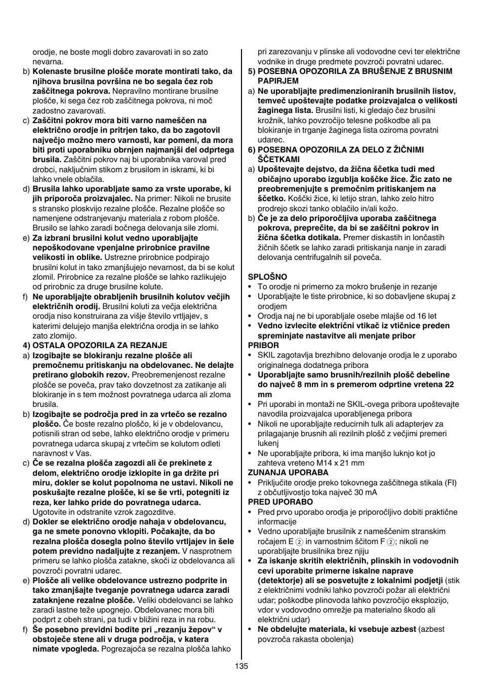 Skil 9780 AA User Manual | Page 135 / 176