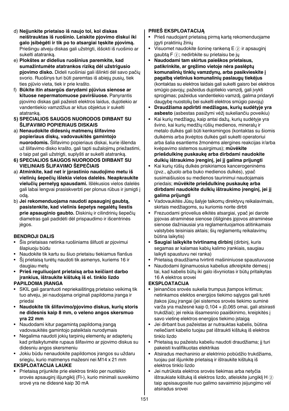 Skil 9780 AA User Manual | Page 151 / 176