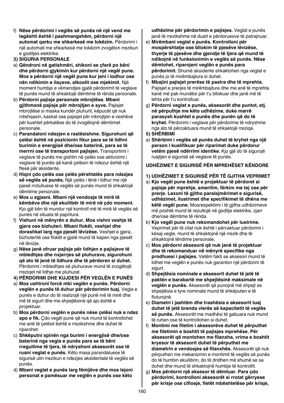 Skil 9780 AA User Manual | Page 160 / 176