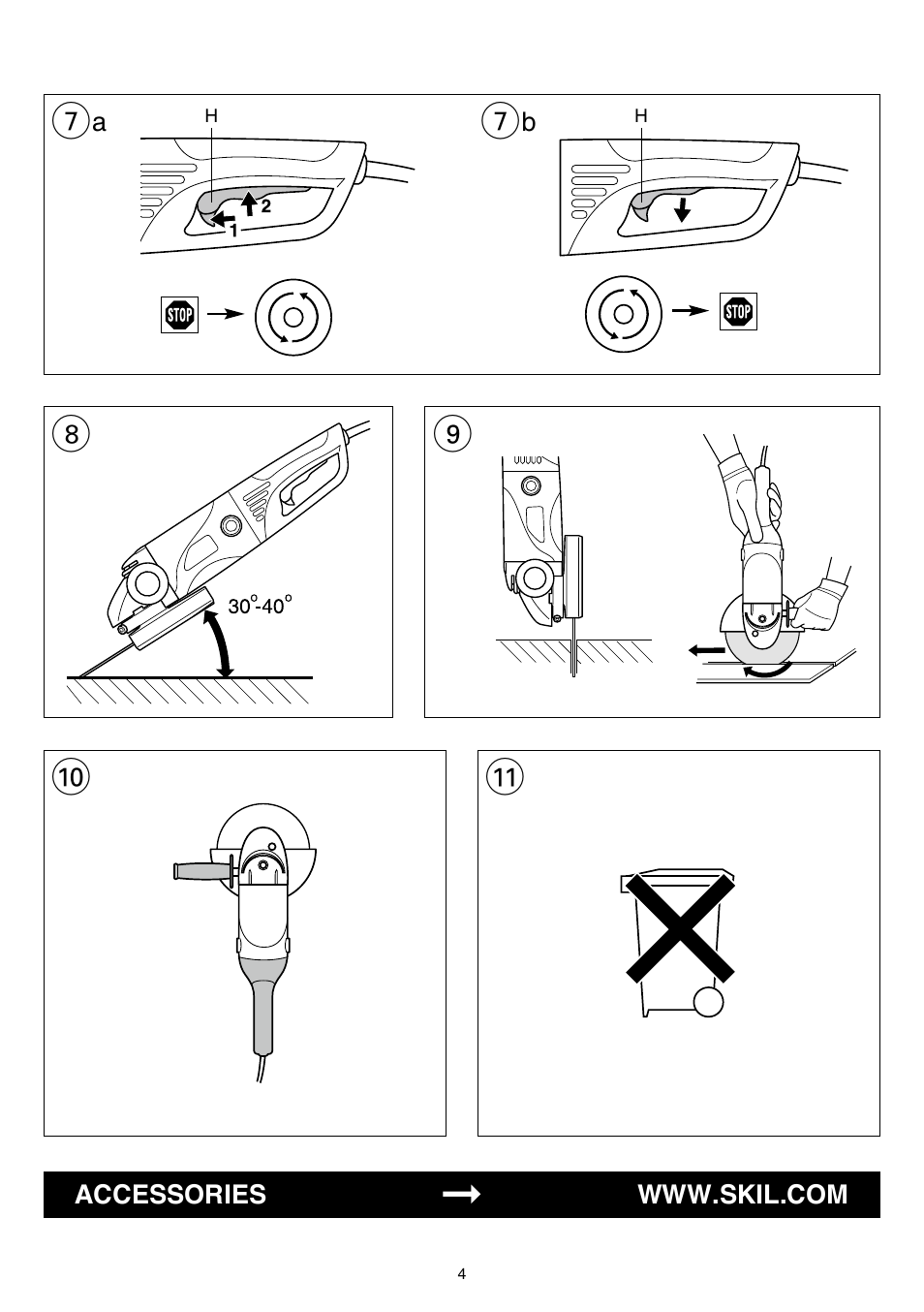 Skil 9780 AA User Manual | Page 4 / 176