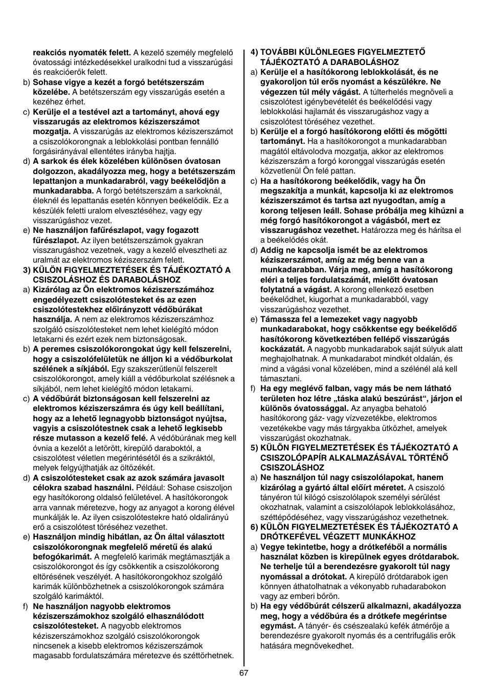 Skil 9780 AA User Manual | Page 67 / 176