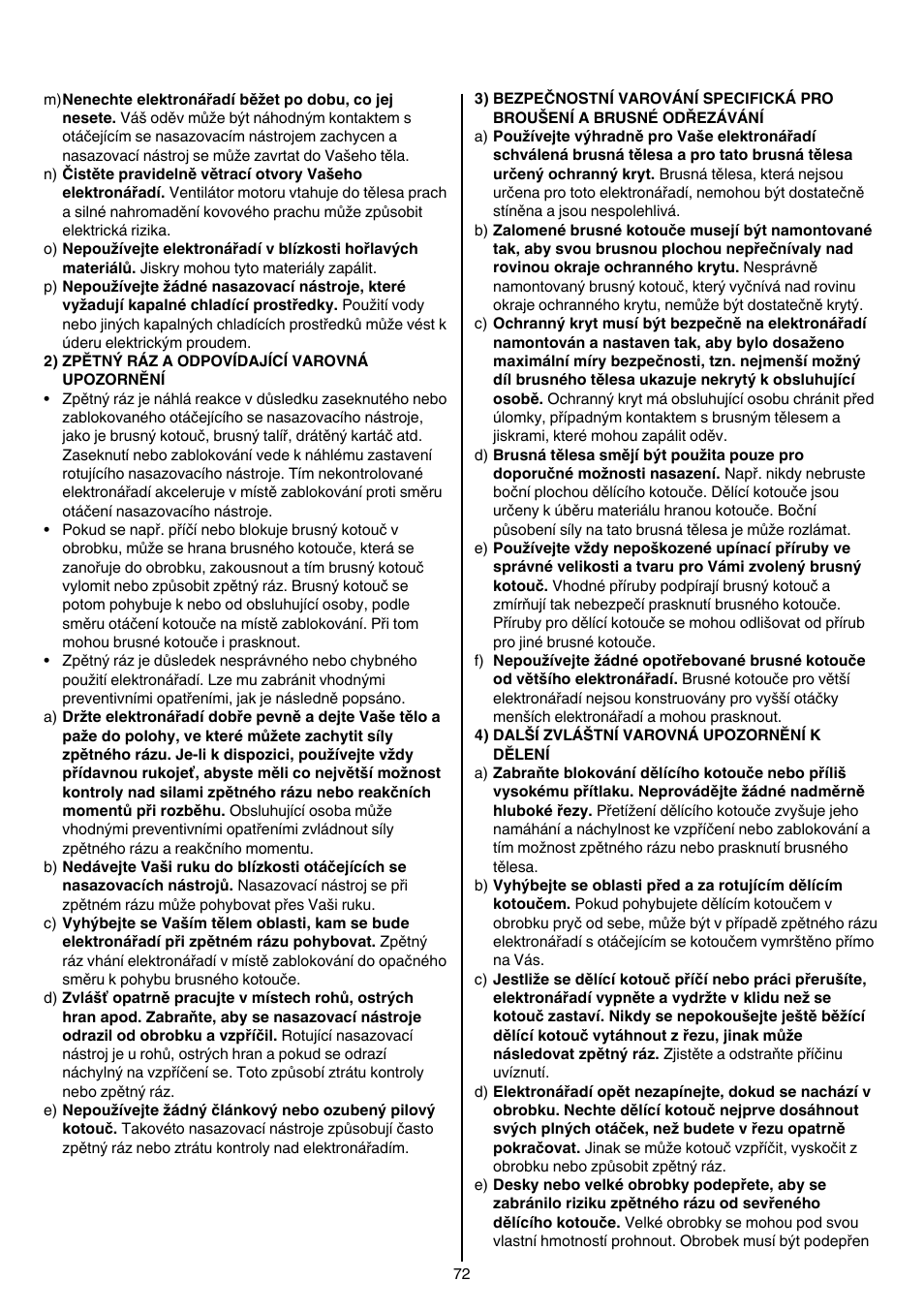 Skil 9780 AA User Manual | Page 72 / 176