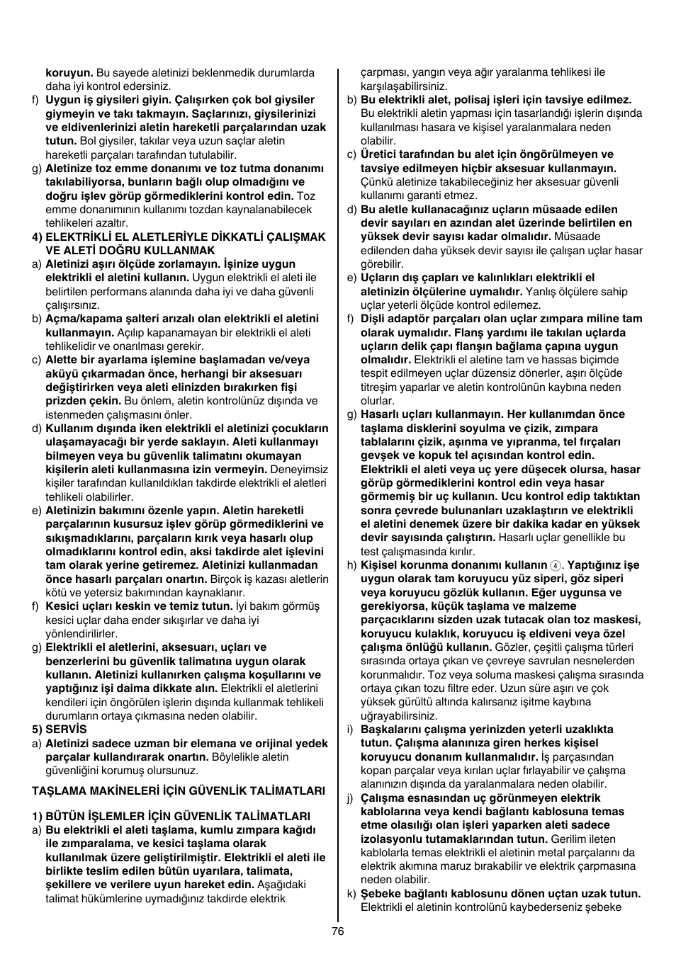 Skil 9780 AA User Manual | Page 76 / 176
