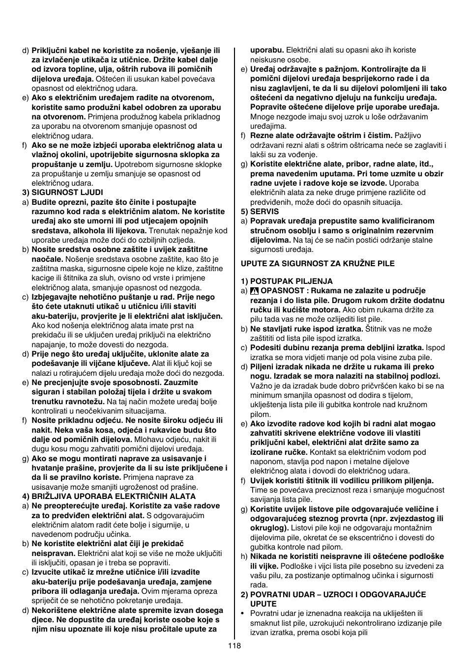 Skil 5740 CA User Manual | Page 118 / 172