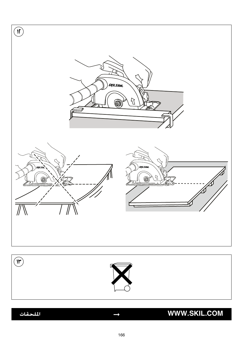 Skil 5740 CA User Manual | Page 166 / 172