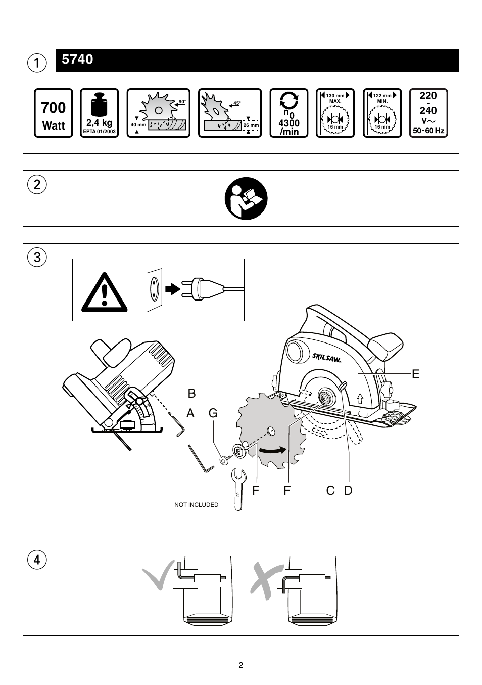 Skil 5740 CA User Manual | Page 2 / 172