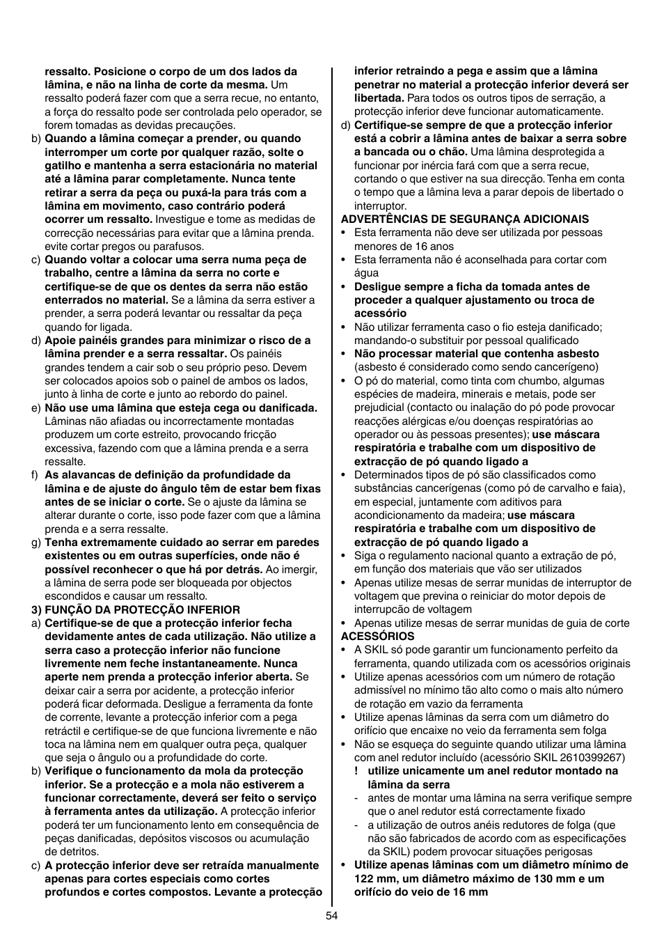 Skil 5740 CA User Manual | Page 54 / 172